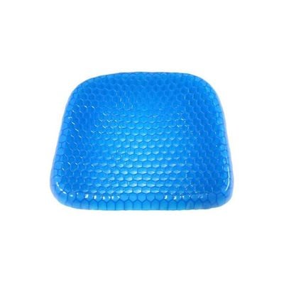 Breathable Seat Cushion Blue 380x40x300millimeter