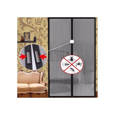 Magnetic Anti-Bug Curtain White/Black