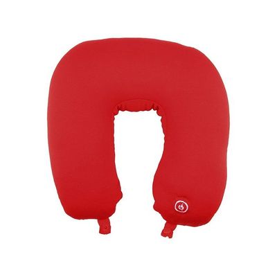 U-Shape Air Cushion Neck Massager Red 780x110x100millimeter