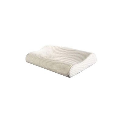 Contour Memory Foam Pillow Cotton Beige 3.4 x 19.8 x 12.3inch