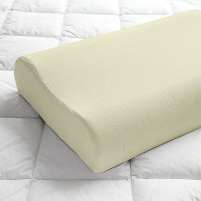 Memory Foam Solid Pillow Memory Foam White