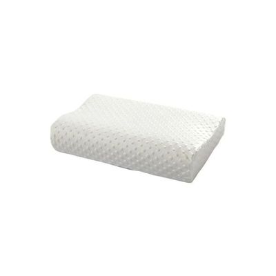 Memory Foam Pillow White 35x10centimeter