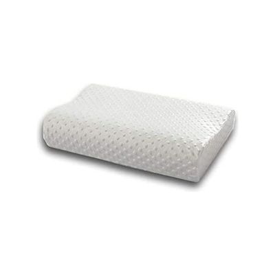 Patterned Pillow Memory Foam white 30x50cm