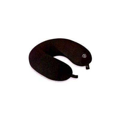 Neck Travel Pillow Black 10.6x29.8centimeter