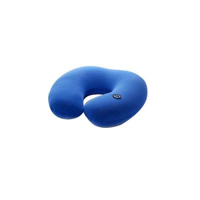 U-Shaped Neck Massage Cushion Blue