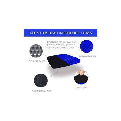 Gel Cushion Polyester Blue