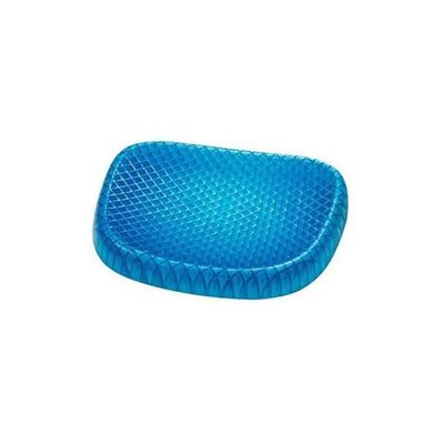 3D Cooling Grid Mesh Gel Pad Gel Seat Cushion Egg Sitter Cushion Polyester Multicolour 34x42x4cm