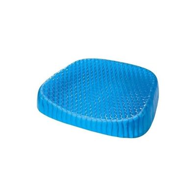 Gel Flex Seat Cushion Blue 15.5 x 14 x 1.5inch