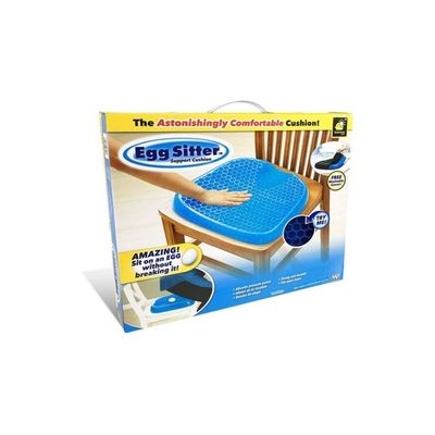 Seat Support Gel Cushion Blue