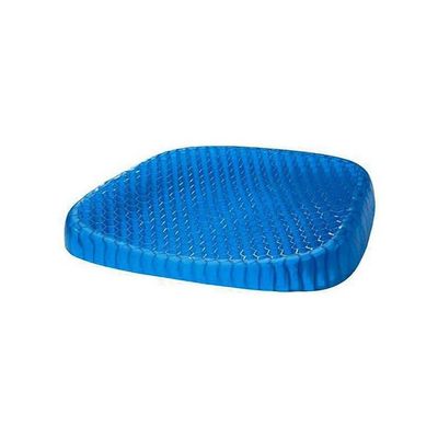 Egg Sitter Home Office Seat Support Gel Cushion Combination Blue 15.5 x 14 x 1.5inch