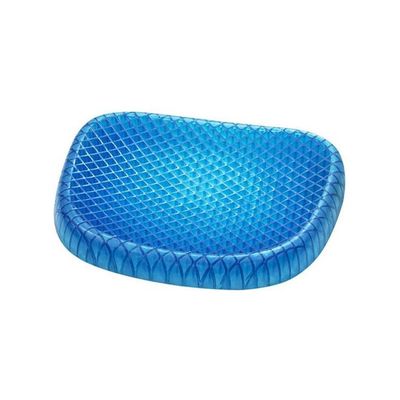 Egg Sitter Home Office Seat Support Gel Cushion Combination Blue 15.5 x 14 x 1.5inch