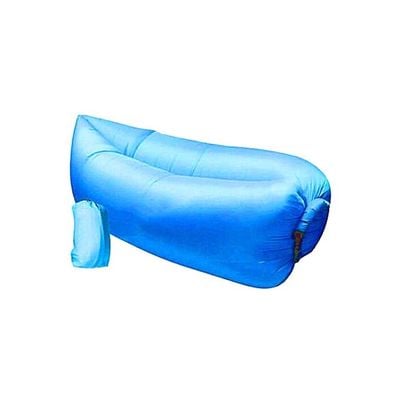 Portable Inflatable Sofa Mattress Blue