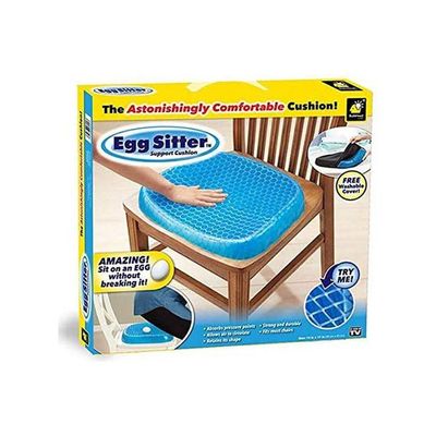 Egg Sitter Home Office Seat Support Gel Cushion Combination Blue