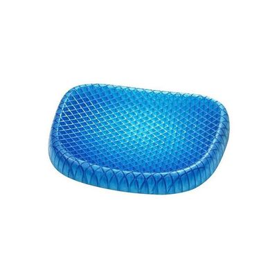 Egg Sitter Seat Cushion With Non-Slip Cover Breathable Honeycomb Design Absorbs Pressure Points Enhanced Version Blue 37x34.5x5cm