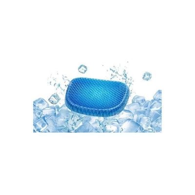 Egg Sitter Seat Cushion With Non-Slip Cover Breathable Honeycomb Design Absorbs Pressure Points Enhanced Version Blue 37x34.5x5cm