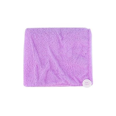 Hair Drying Wrap Towel Purple 60x20centimeter