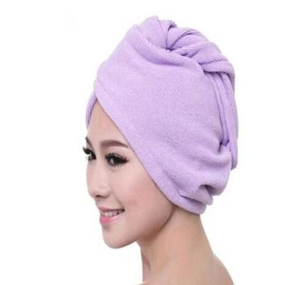 Hair Drying Towel Purple