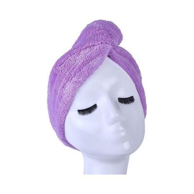 Super Absorbent Hair Towel Purple 25x65cm