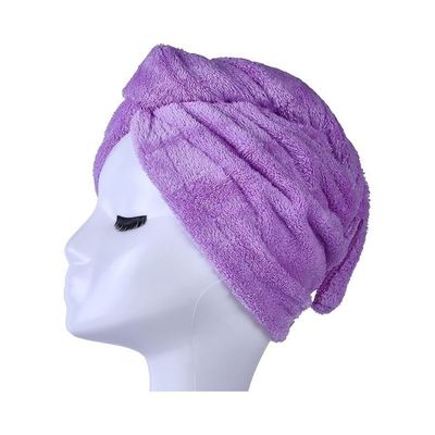 Super Absorbent Hair Towel Purple 25x65cm