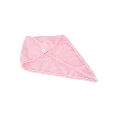 2-Piece Hair Wrap Set Pink 63x24cm