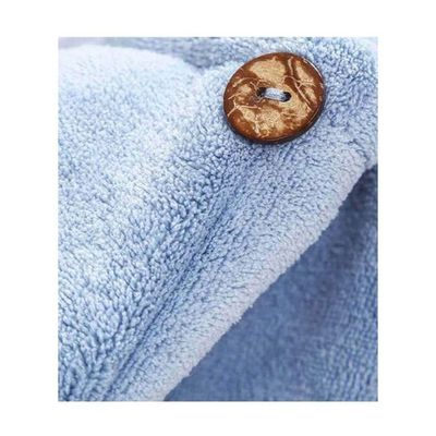 Quick-Drying Salon Hair Towel Blue 24x64centimeter