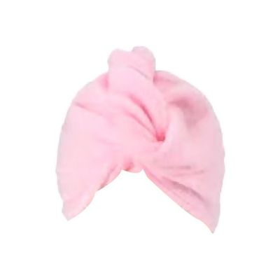Microfiber Hair Wrap Bath Towel Pink One Size
