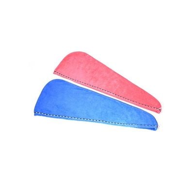 Pack of 2 Hair Towel Set Blue/Pink