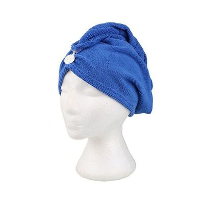 Turban Wrap Hair Towel Blue 64.5x23.5x1cm