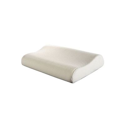 Molded Contour Memory Foam Pillow White Standard