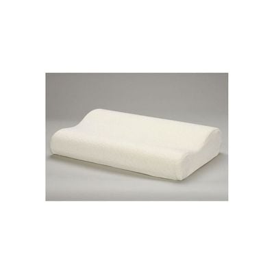 Memory Foam Pillow White 60x30x10.7centimeter