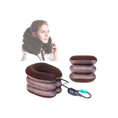 Neck Traction Pillow Brown