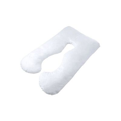 U-Shaped Maternity Pillow White 25x70x120centimeter