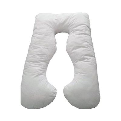 U-Shaped Maternity Pillow Cotton White 75x125centimeter U-Shaped Maternity Pillow Cotton White 75x125centimeter
