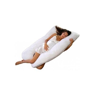 Maternity Body Pillow Cotton White 120x80centimeter