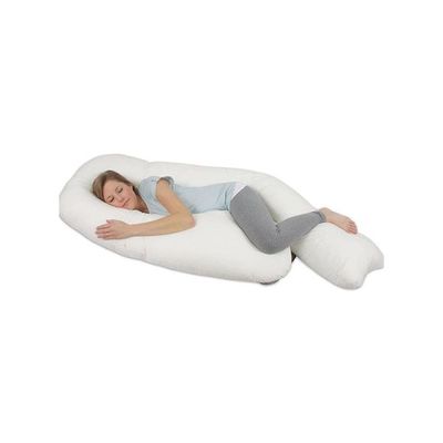 Maternity Body Pillow Cotton White 120x80centimeter