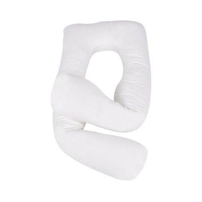 Maternity Pillow Cotton White 120x80centimeter