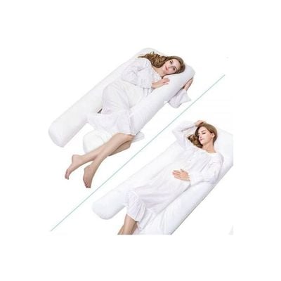 Maternity Pillow Cotton White 120x80centimeter