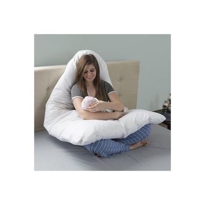 Cotton Maternity Pillow Cotton White 120x80centimeter