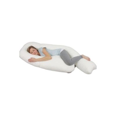 Comfort Maternity Pillow Cotton White 120x80centimeter