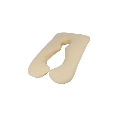 Cotton Maternity Pillow Cotton Beige