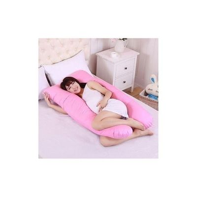 Maternity Pillow Cotton Pink 80x120centimeter