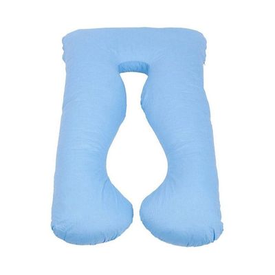 Maternity Pillow Cotton Light Blue 120x80centimeter