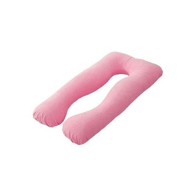 U-Shape Maternity Pillow Cotton Pink