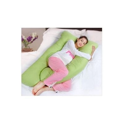 Cotton Maternity Pillow Cotton Green 80x100centimeter