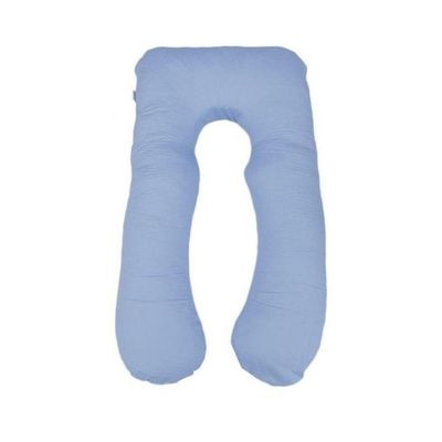 Maternity Pillow Cotton Blue 120x80centimeter