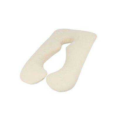 U-Shaped Maternity Pillow Cotton White 120x80centimeter U-Shaped Maternity Pillow Cotton White 120x80centimeter