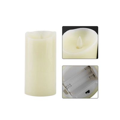 3-Piece Flickering Flameless LED Tea Candle Light Set White