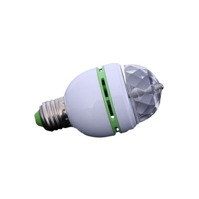 Auto Rotating LED Lamp Green/White/Blue
