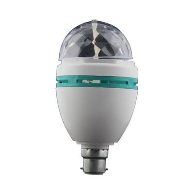 LED Rotating Lamp White/Clear 3watts