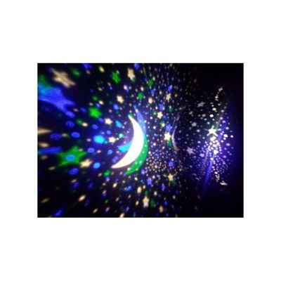 Starry Sky And Moon Projector Night Lamp Multicolour 4.6 x 5.5inch